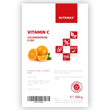 Ascorbinsäure Pulver 500g - Vitamin C Pulver